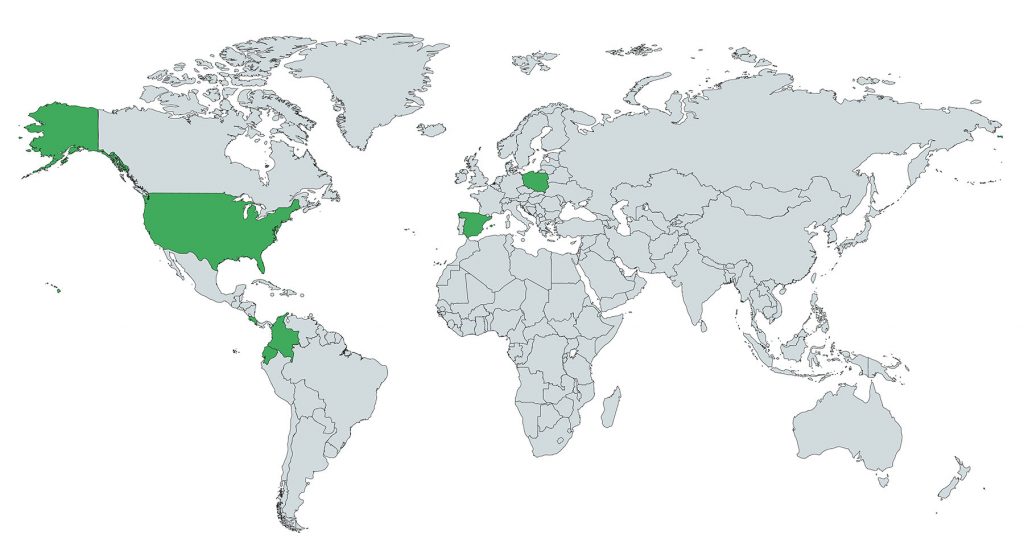 Mapa global presencia Family Office Consulting